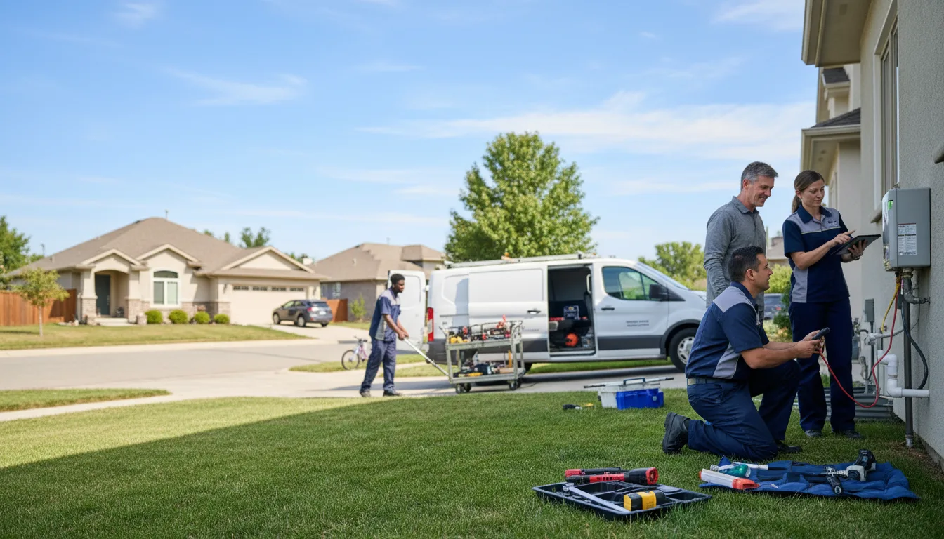 Tankless water heater service in Holden, MO